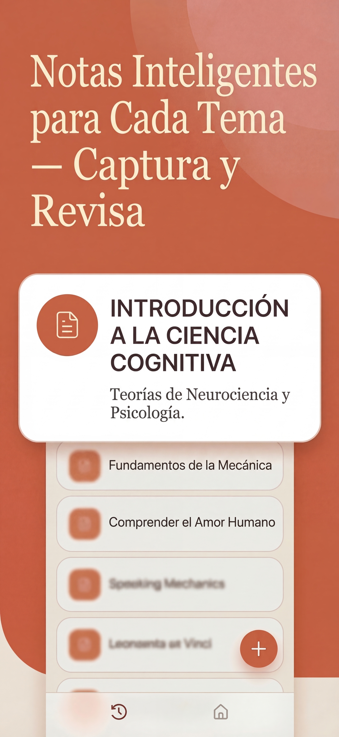 Naukado app de estudio con IA para la selectividad, pantalla principal en español