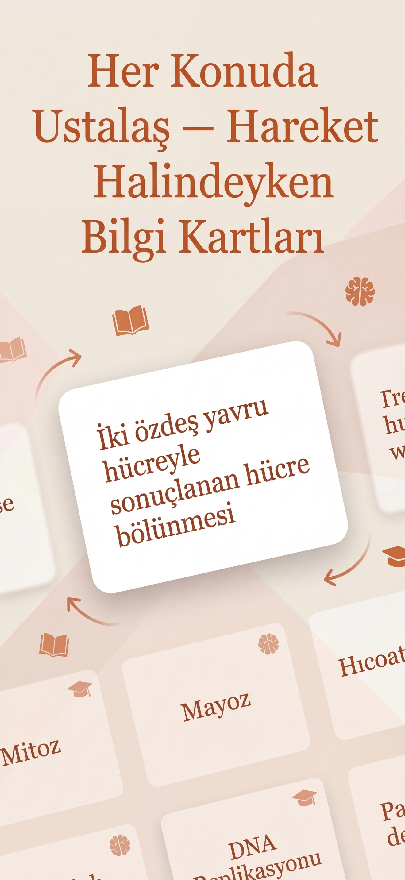 Naukado yapay zeka kartlar ekranı Türkçe